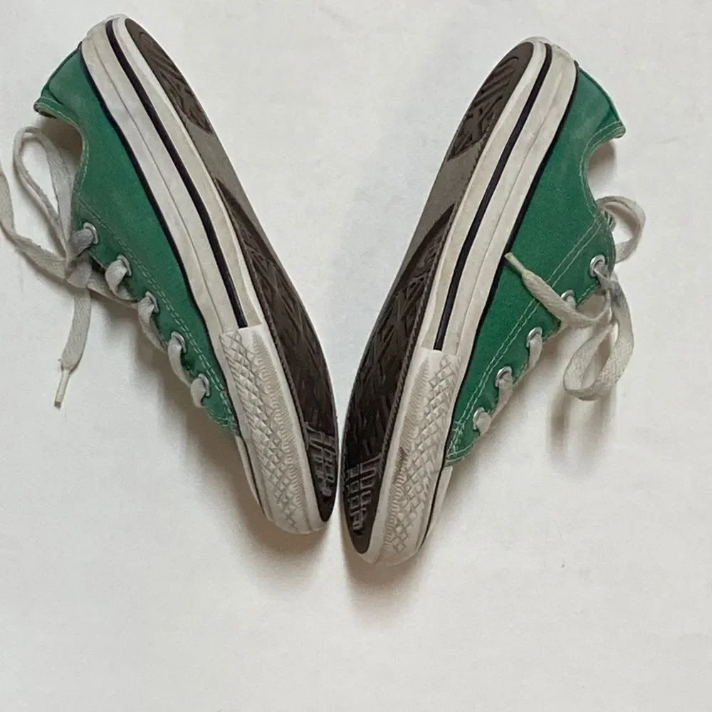 Converse Kids Green Sneakers Unisex Size 1